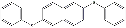 2,6-Di(phenylthio)naphthalene Structure