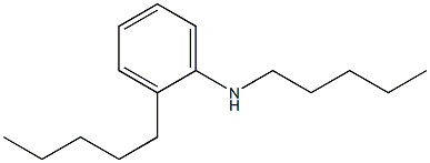 N,2-Dipentylaniline Structure