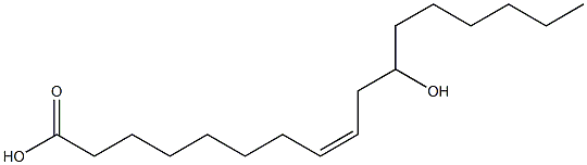 (Z)-11-Hydroxy-8-heptadecenoic acid 구조식 이미지