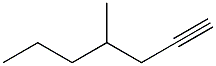 4-Methyl-1-heptyne Structure