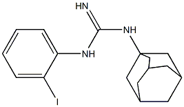 1-(1-Adamantyl)-3-(2-iodophenyl)guanidine 구조식 이미지