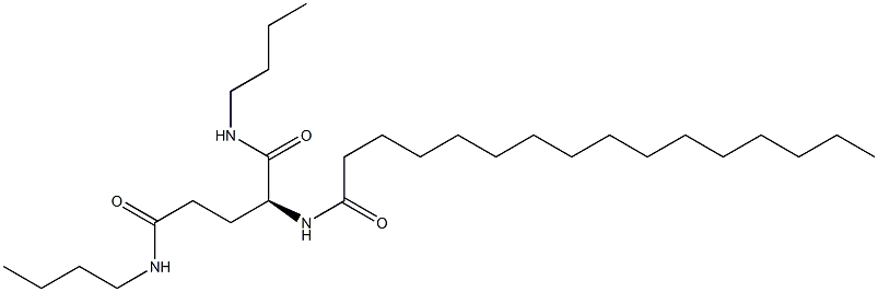 N2-Hexadecanoyl-N1,N5-dibutylglutaminamide Structure