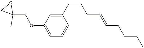 3-(4-Nonenyl)phenyl 2-methylglycidyl ether Structure