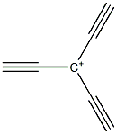 3-Ethynyl-1,4-pentadiyne-3-ium 구조식 이미지