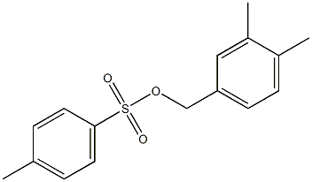 p-Toluenesulfonic acid 3,4-dimethylbenzyl ester 구조식 이미지