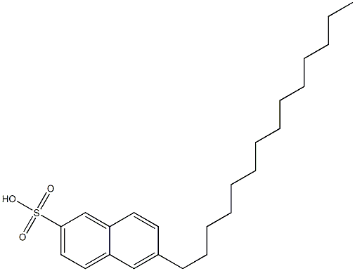 6-Tetradecyl-2-naphthalenesulfonic acid 구조식 이미지