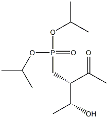 [(2S,3R)-2-Acetyl-3-hydroxybutyl]phosphonic acid diisopropyl ester Structure