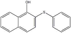 2-Phenylthio-1-naphthol 구조식 이미지