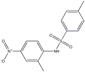 N-(2-Methyl-4-nitrophenyl)-4-methylbenzenesulfonamide 구조식 이미지