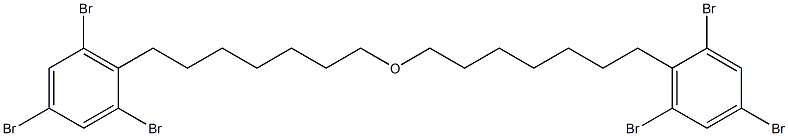 2,4,6-Tribromophenylheptyl ether Structure