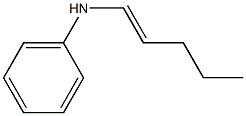 N-(1-Pentenyl)aniline Structure