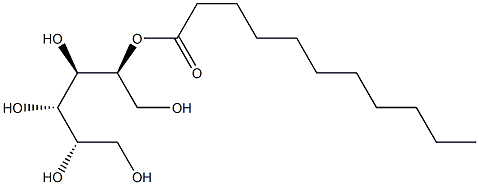 L-Mannitol 5-undecanoate 구조식 이미지
