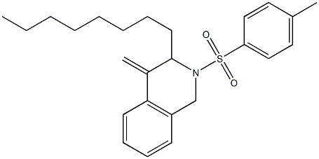 4-Methylene-3-octyl-2-tosyl-1,2,3,4-tetrahydroisoquinoline Structure