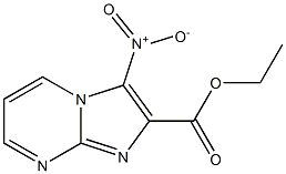 3-Nitroimidazo[1,2-a]pyrimidine-2-carboxylic acid ethyl ester 구조식 이미지