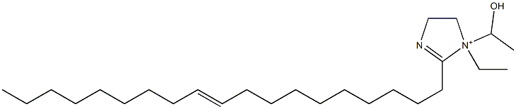 1-Ethyl-1-(1-hydroxyethyl)-2-(10-nonadecenyl)-2-imidazoline-1-ium 구조식 이미지