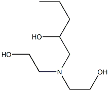 1-[Bis(2-hydroxyethyl)amino]-2-pentanol Structure
