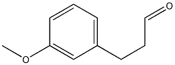 3-Methoxybenzenepropanal 구조식 이미지