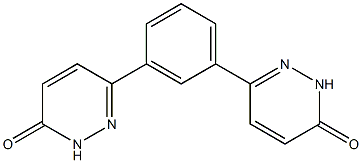 6,6'-(1,3-Phenylene)bis[pyridazin-3(2H)-one] Structure