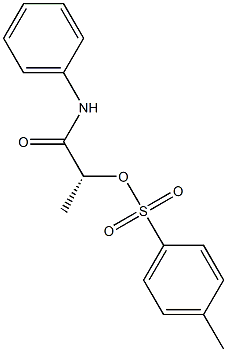 [R,(+)]-N-Phenyl-2-[(p-tolylsulfonyl)oxy]propionamide Structure