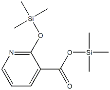 2-Trimethylsilyloxy-3-pyridinecarboxylic acid trimethylsilyl ester Structure