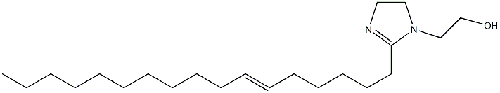 2-(6-Heptadecenyl)-2-imidazoline-1-ethanol Structure