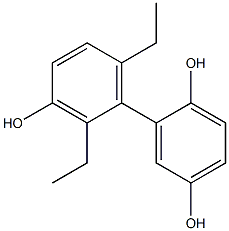 2',6'-Diethyl-1,1'-biphenyl-2,3',5-triol 구조식 이미지