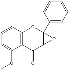 2,3-Epoxy-2,3-dihydro-5-methoxyflavone Structure