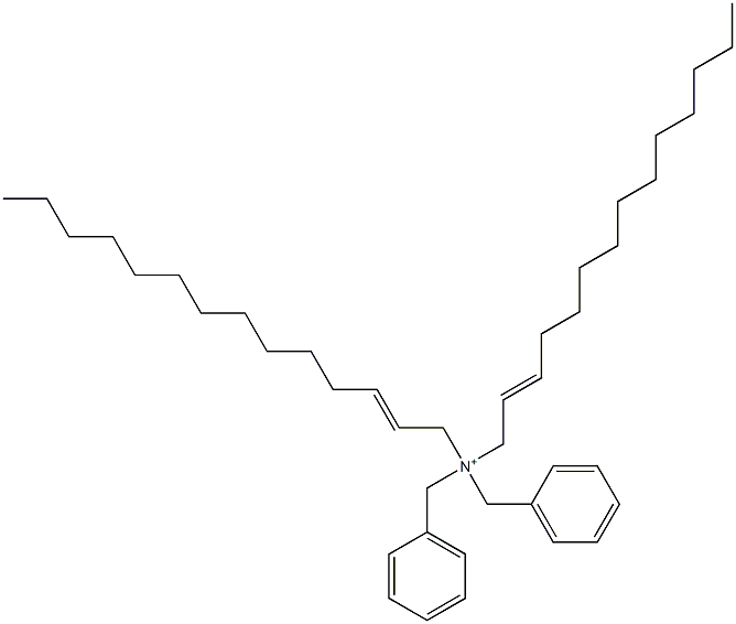 Di(2-tetradecenyl)dibenzylaminium 구조식 이미지