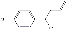 1-(4-Chlorophenyl)-1-bromo-3-butene 구조식 이미지