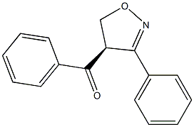 (4R)-3-Phenyl-4-benzoyl-2-isoxazoline Structure