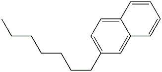 2-Heptylnaphthalene Structure