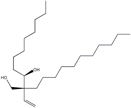 (1R,2R)-1-Octyl-2-undecyl-2-vinyl-1,3-propanediol Structure