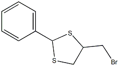 4-Bromomethyl-2-phenyl-1,3-dithiolane 구조식 이미지