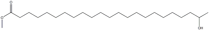 22-Hydroxytricosanoic acid methyl ester Structure