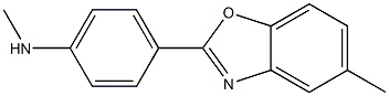 2-[4-(Methylamino)phenyl]-5-methylbenzoxazole 구조식 이미지