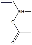 Ethenylmethylsilanol acetate 구조식 이미지