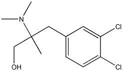2-(3,4-Dichlorobenzyl)-2-(dimethylamino)-1-propanol Structure