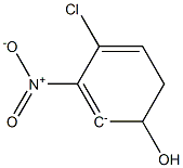 4-Chloro-3-nitrophenol anion 구조식 이미지