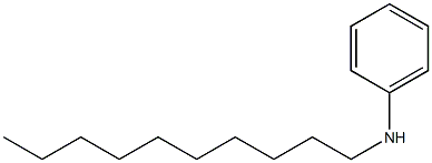 N-Phenyl-1-decaneamine 구조식 이미지