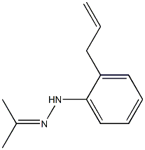 Acetone 2-allylphenyl hydrazone Structure