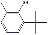 2-tert-Butyl-6-methylbenzenethiol 구조식 이미지