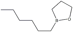 2-Hexyl-1,2-oxaborolane 구조식 이미지