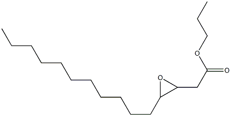 3,4-Epoxypentadecanoic acid propyl ester 구조식 이미지