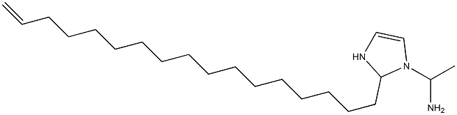 1-(1-Aminoethyl)-2-(16-heptadecenyl)-4-imidazoline 구조식 이미지