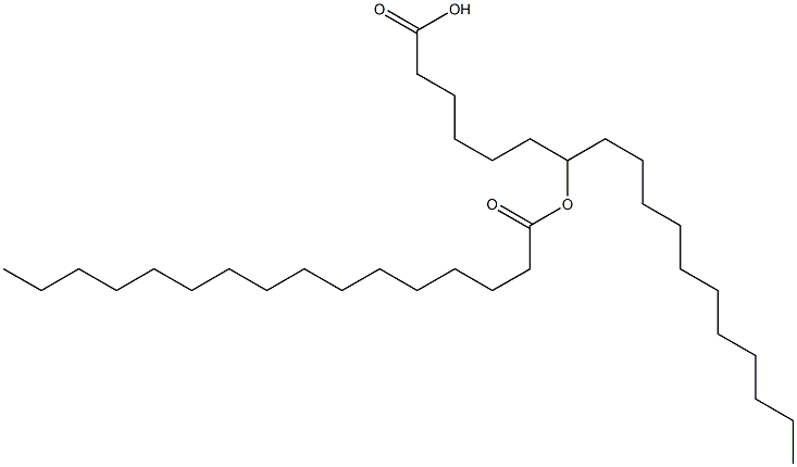 7-Hexadecanoyloxyoctadecanoic acid 구조식 이미지