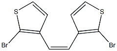 (Z)-1,2-Bis(2-bromo-3-thienyl)ethene 구조식 이미지