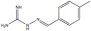 p-Tolualdehyde guanyl hydrazone 구조식 이미지