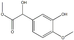 (+)-3-Hydroxy-4-methoxy-L-mandelic acid methyl ester Structure