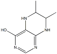 6,7-Dimethyl-4-hydroxy-5,6,7,8-tetrahydropteridine Structure