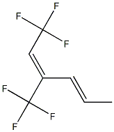 3-(Trifluoromethyl)-1,1,1-trifluoro-2,4-hexadiene 구조식 이미지